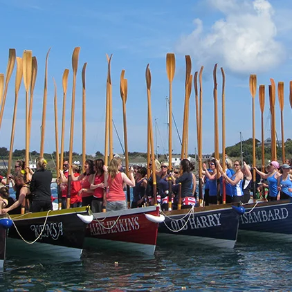 Gig boats at Scillies